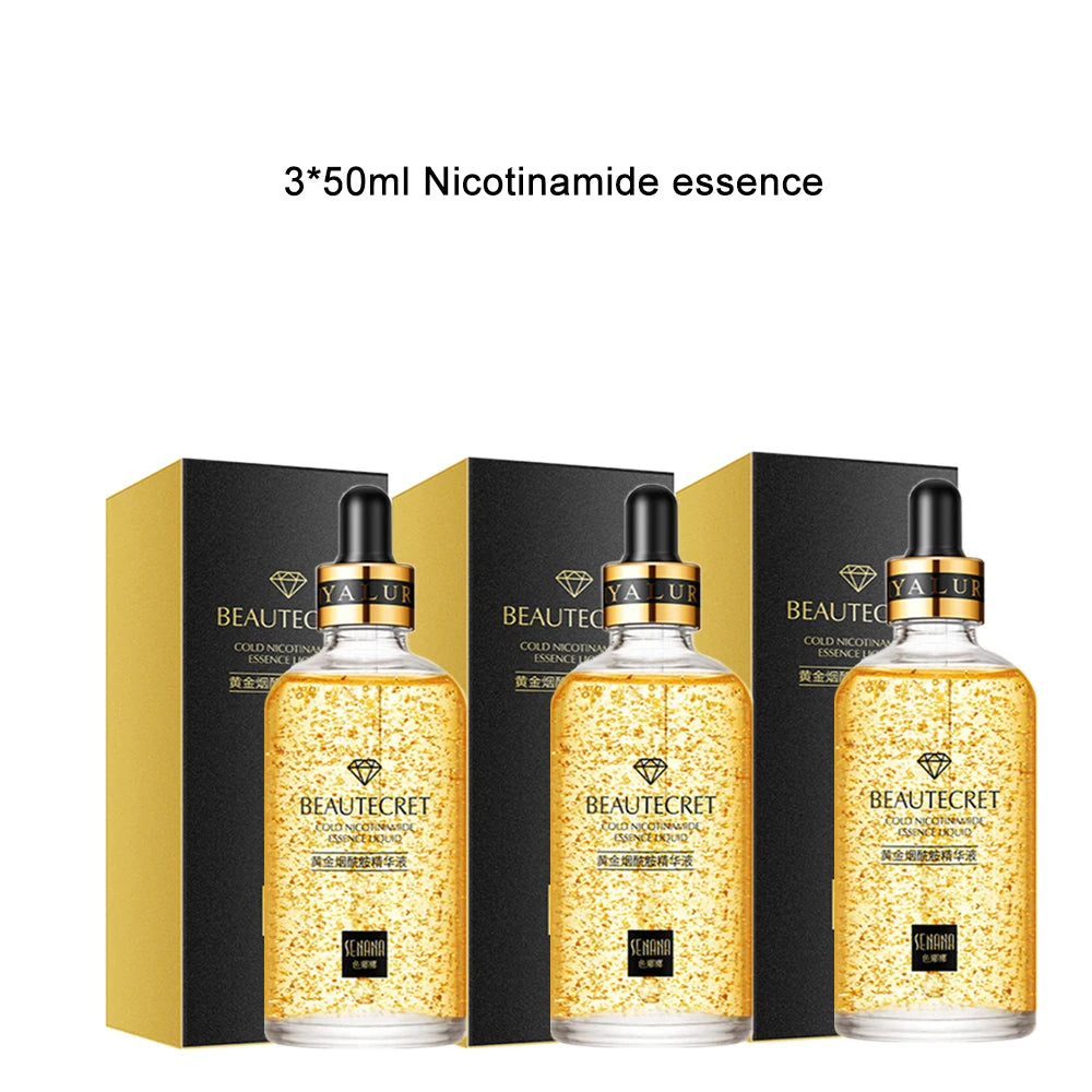 Facial Skin Care Set 24k Gold Skincare Mask Face Toner Cosmetic Women Skin Care Product Moisturizer Anti Wrinkle Skincare Kit