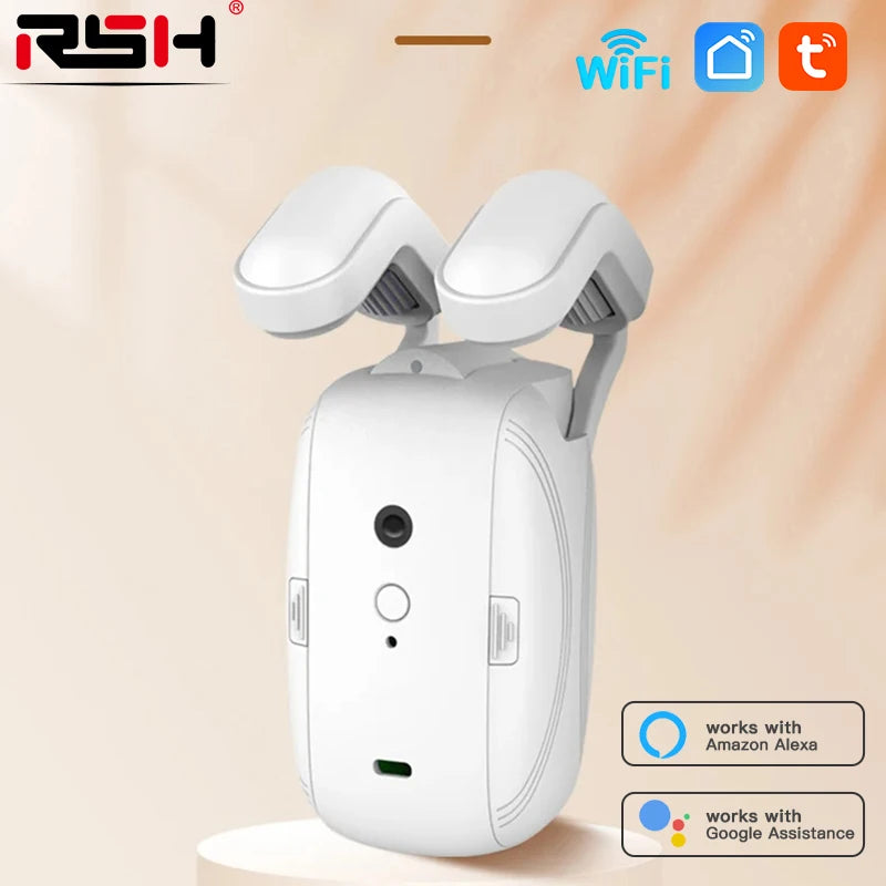 Smart Curtain robot Motor Roman Rod Rail Automatic Curtain Electric Curtain robot Remote Control Alexa Google Home WiFI Tuya