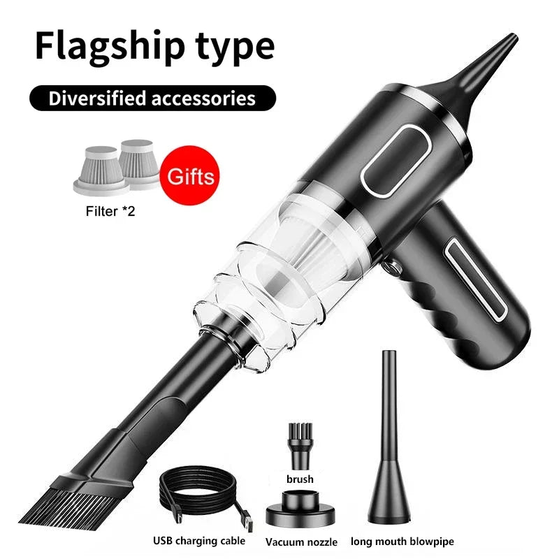 9600000Pa 5 in 1 Cordless Vacuum Cleaner Dust Collector Car Portable Robot Handheld Strong Suction Car Office Home Appliances