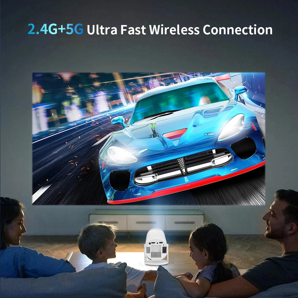Progaga Projector 4K Android 11 WiFi 200 ANSI Allwinner H713 HY300 BT5.0 1080P Projetor