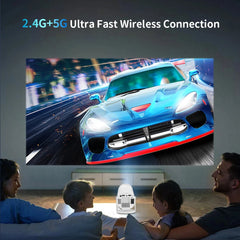 Progaga Projector 4K Android 11 WiFi 200 ANSI Allwinner H713 HY300 BT5.0 1080P Projetor