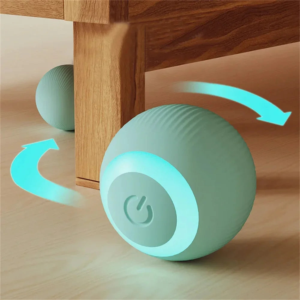 Smart Cat Toys Automatic Rolling Ball Electric Cat Toys Interactive For Cats Training Self-moving Kitten Toys Pet Accessories